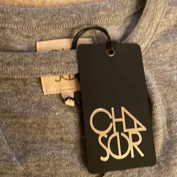 New Chaser short sleeve T-shirt dress drawstring keyhole  casual woman’s small - Picture 7 of 7